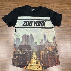 Zoo York Unbreakable Black Tee Y2K Mens Medium